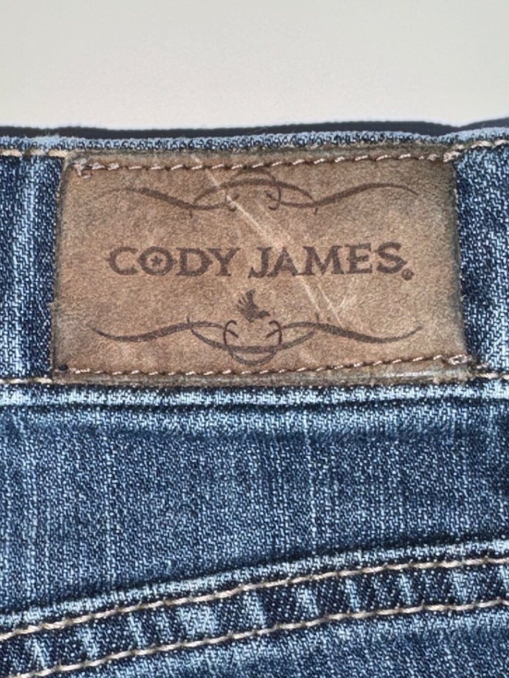 Cody James Youth Straight Leg Blue Denim Jeans 100% Cotton Classic Fit 27” Insea - Picture 15 of 16